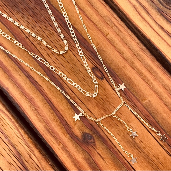 Shooting Star ☆ Layered Choker Necklace - Picture 3 of 8